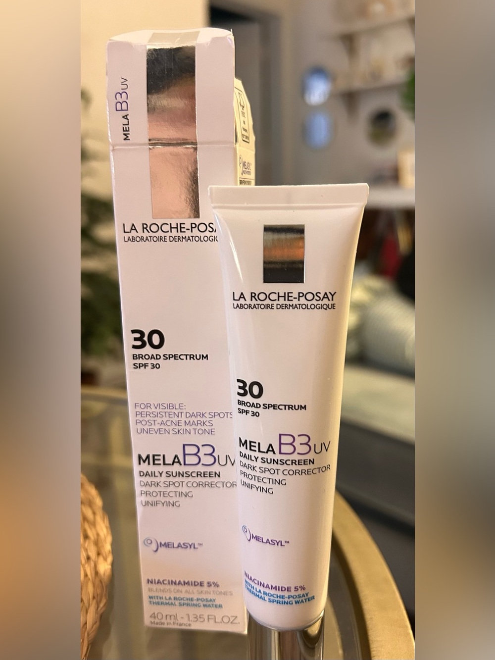 La Roche-Posay Mela B3 UV Daily Sunscreen SPF 30 Dark Spot Corrector 1.35oz NIB